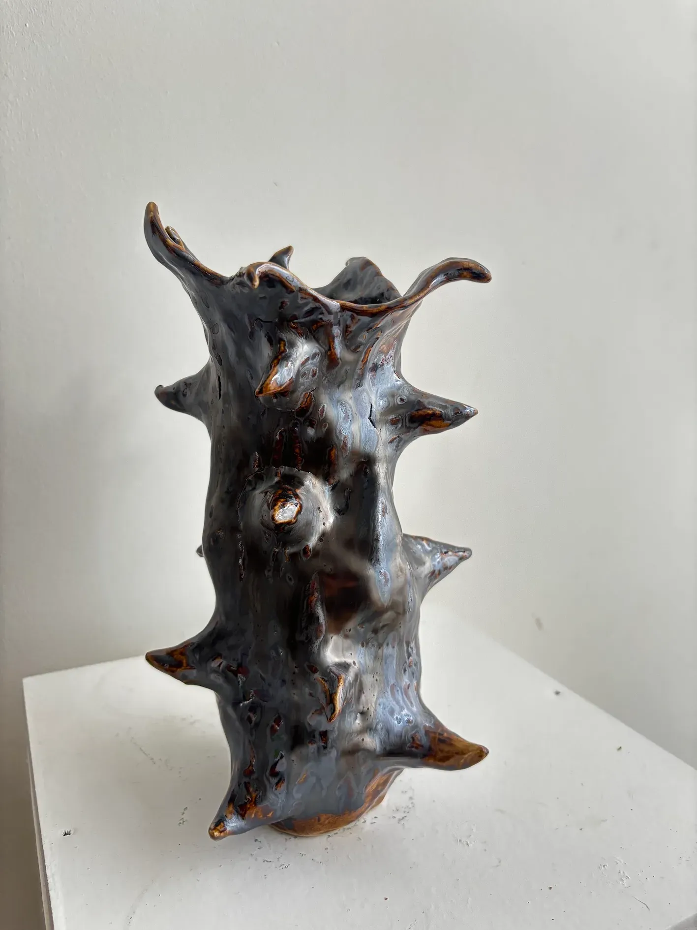 Soliflore en céramique ALaMano noir