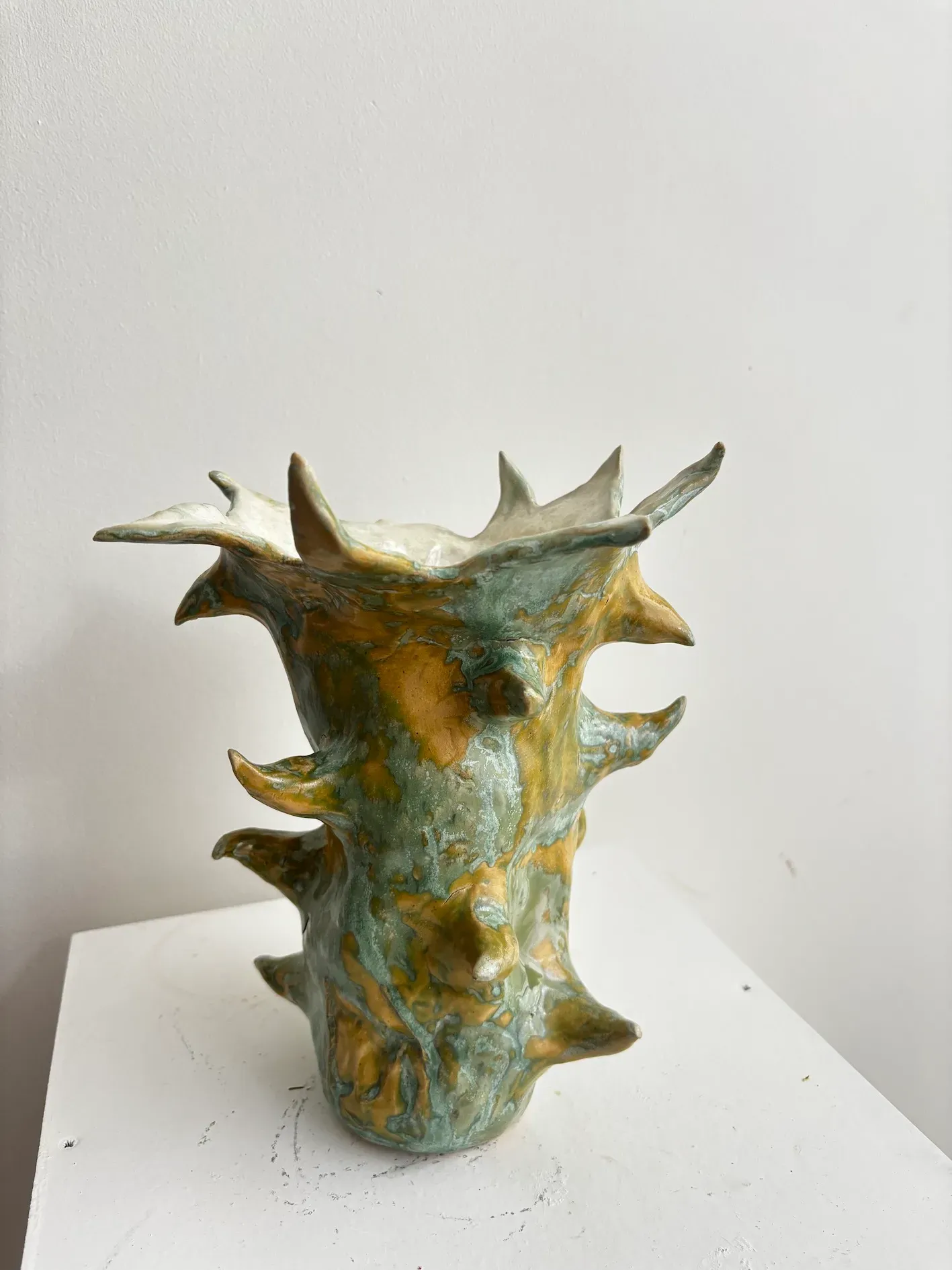 Vase en céramique ALaMano vert