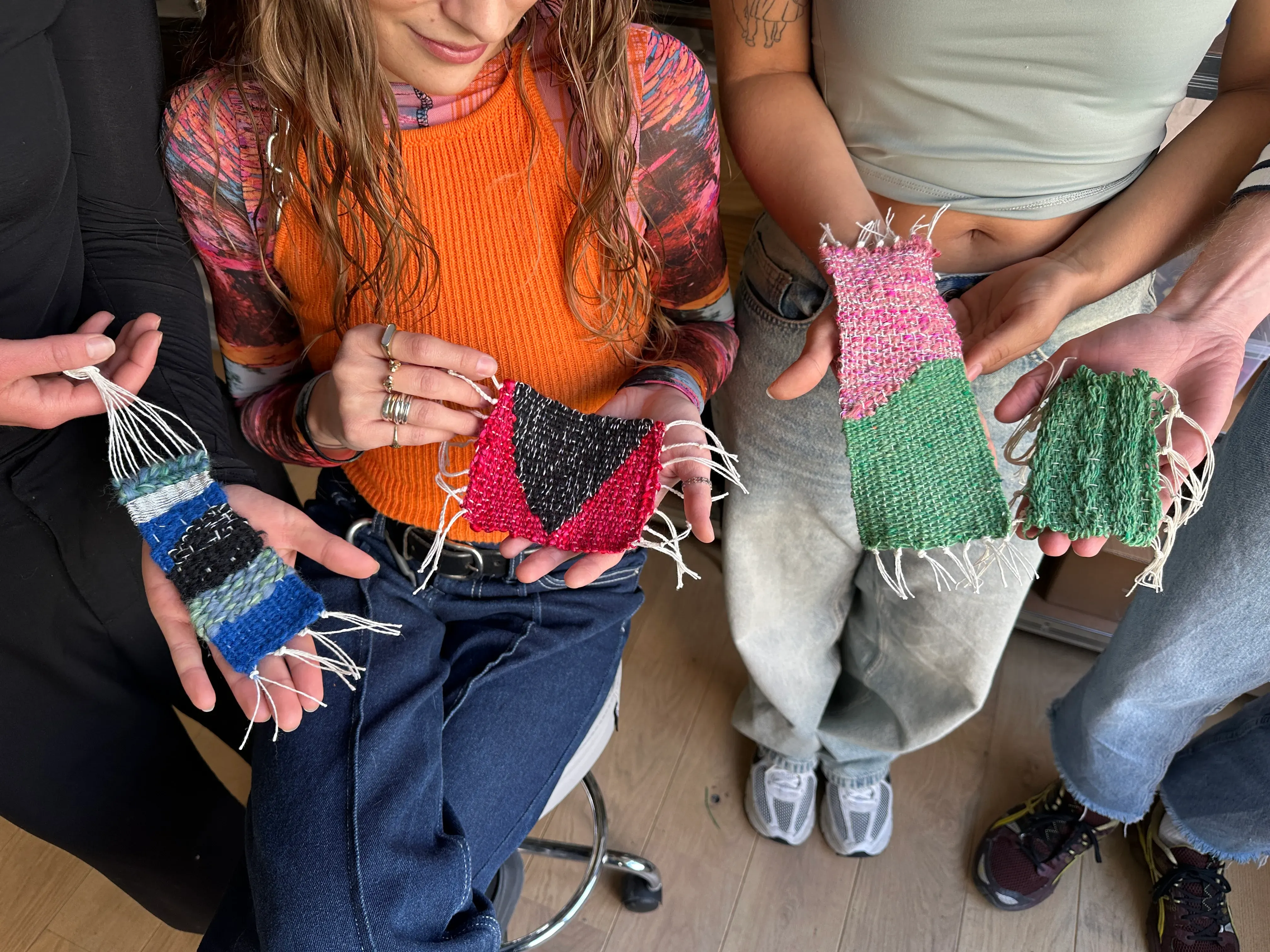 Initiation au tissage sur cadre