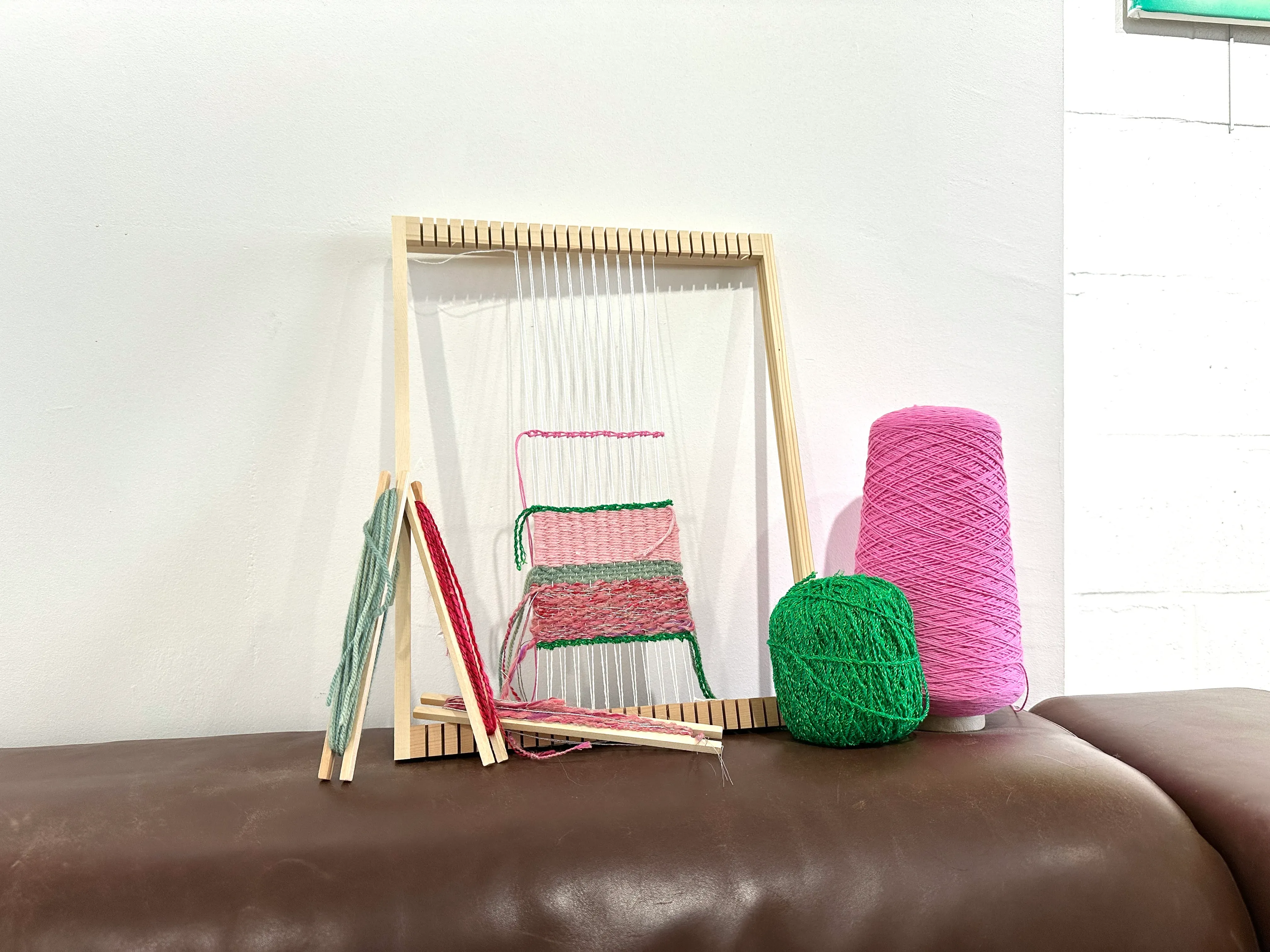 Initiation au tissage sur cadre